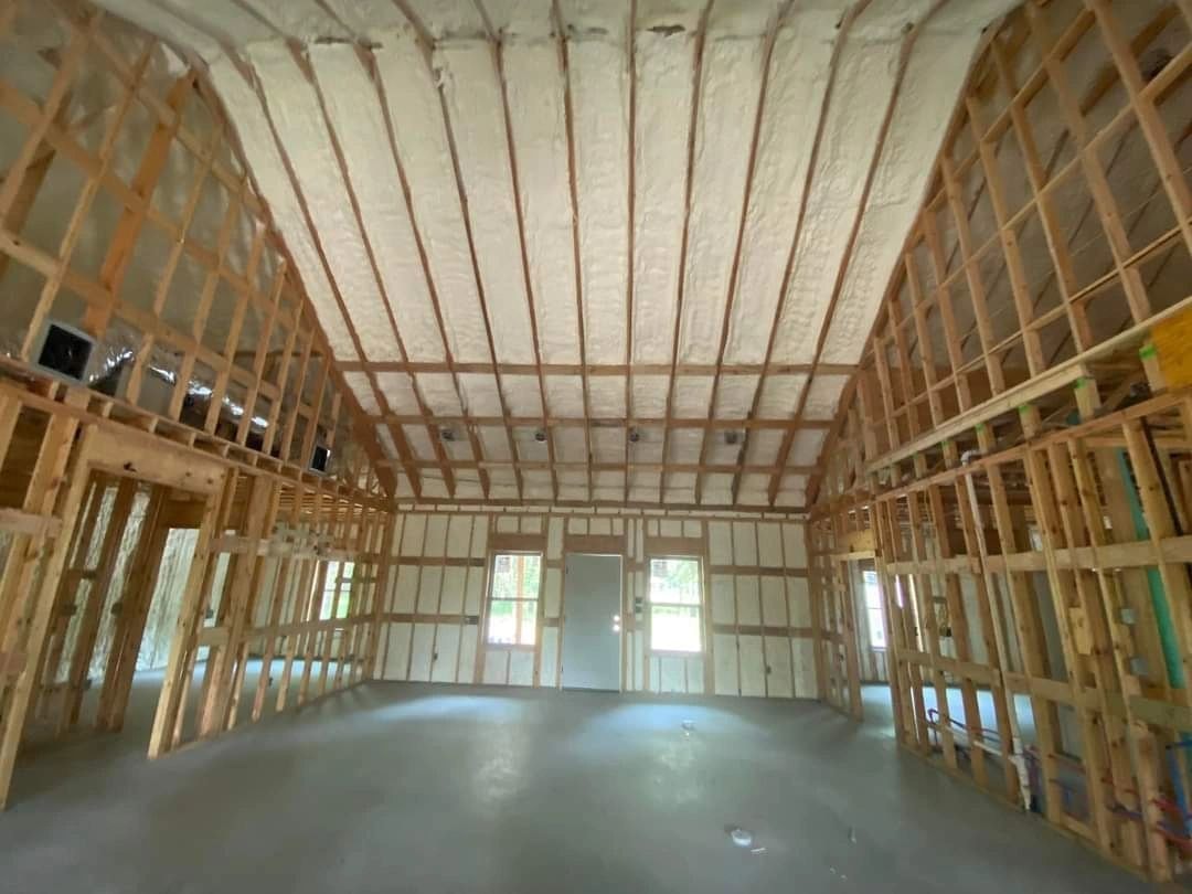 Spray foam insulation project