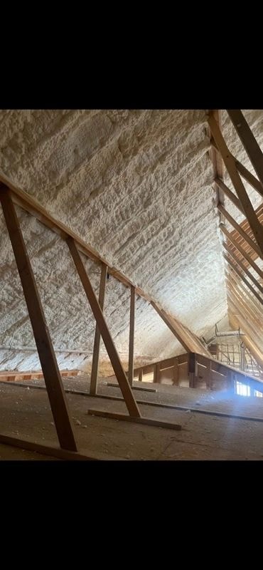Spray foam insulation project