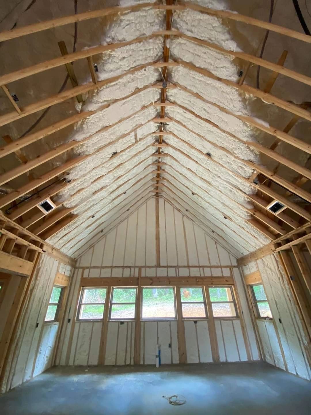 Spray foam insulation project