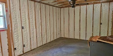 Spray foam insulation project
