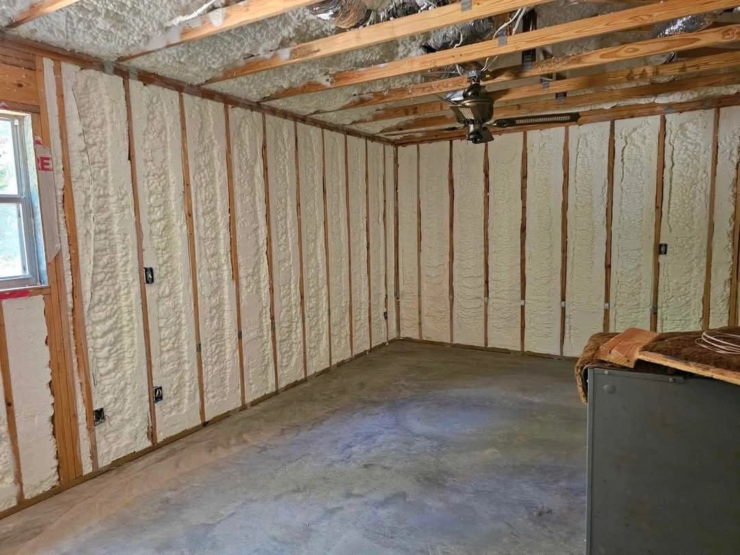 Spray foam insulation project